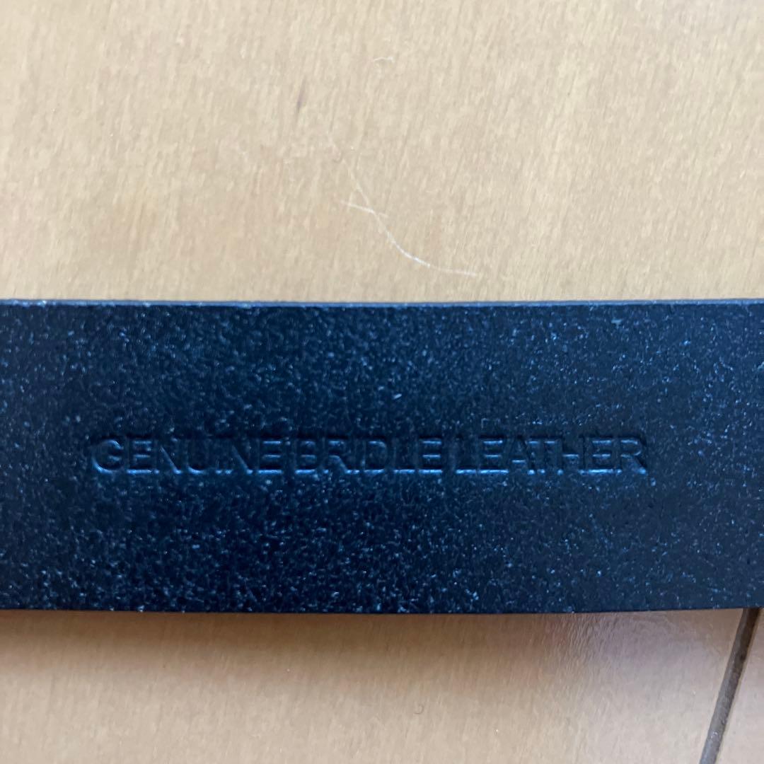 グレンロイヤル　ブライドルレザー　リングベルト　ブラック