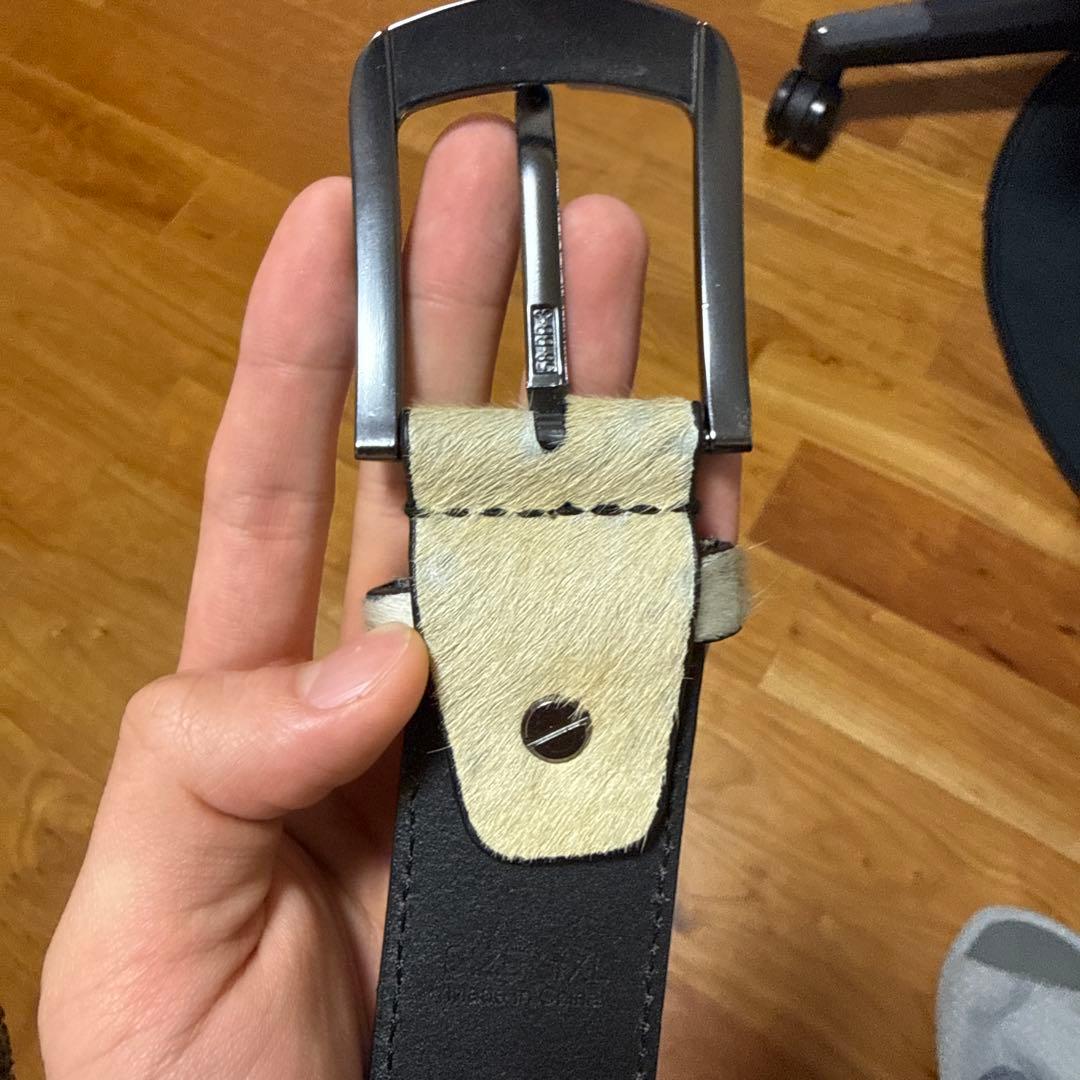 小物 mutimer COWHIDE BELT L/XL