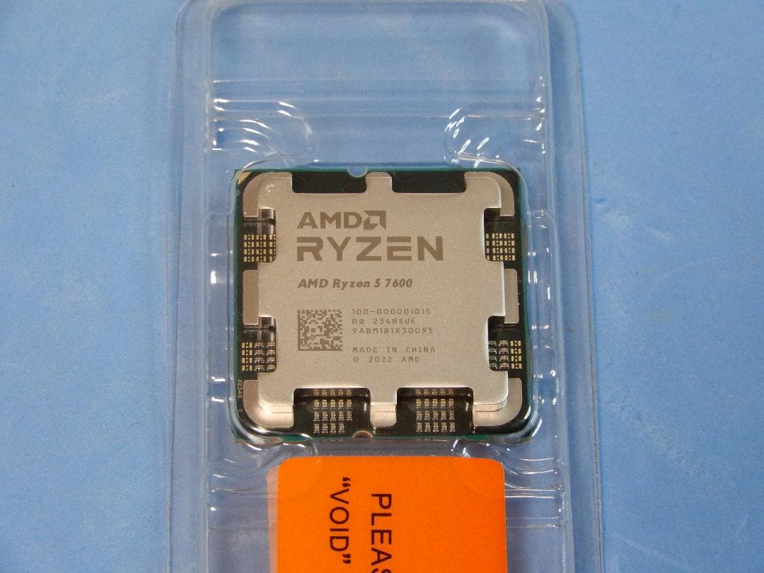 AMD Ryzen5 7600 CPU AM5 6C12S バルク未開封新品