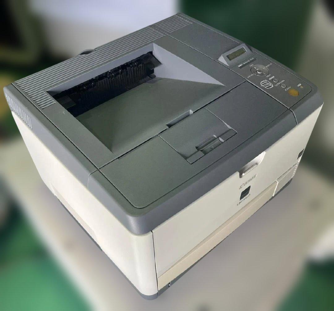 CANON　LBP3410　A4モノクロ　カウント135枚　動作OK/トナー無
