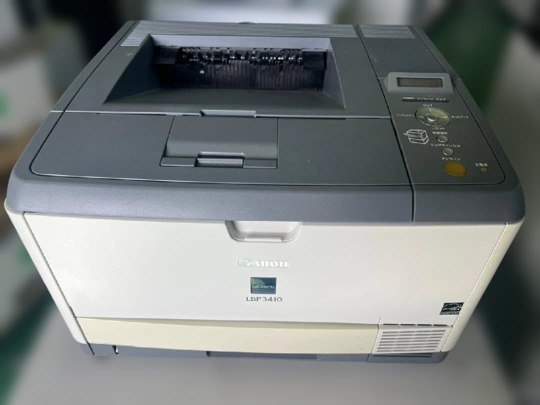 CANON　LBP3410　A4モノクロ　カウント135枚　動作OK/トナー無