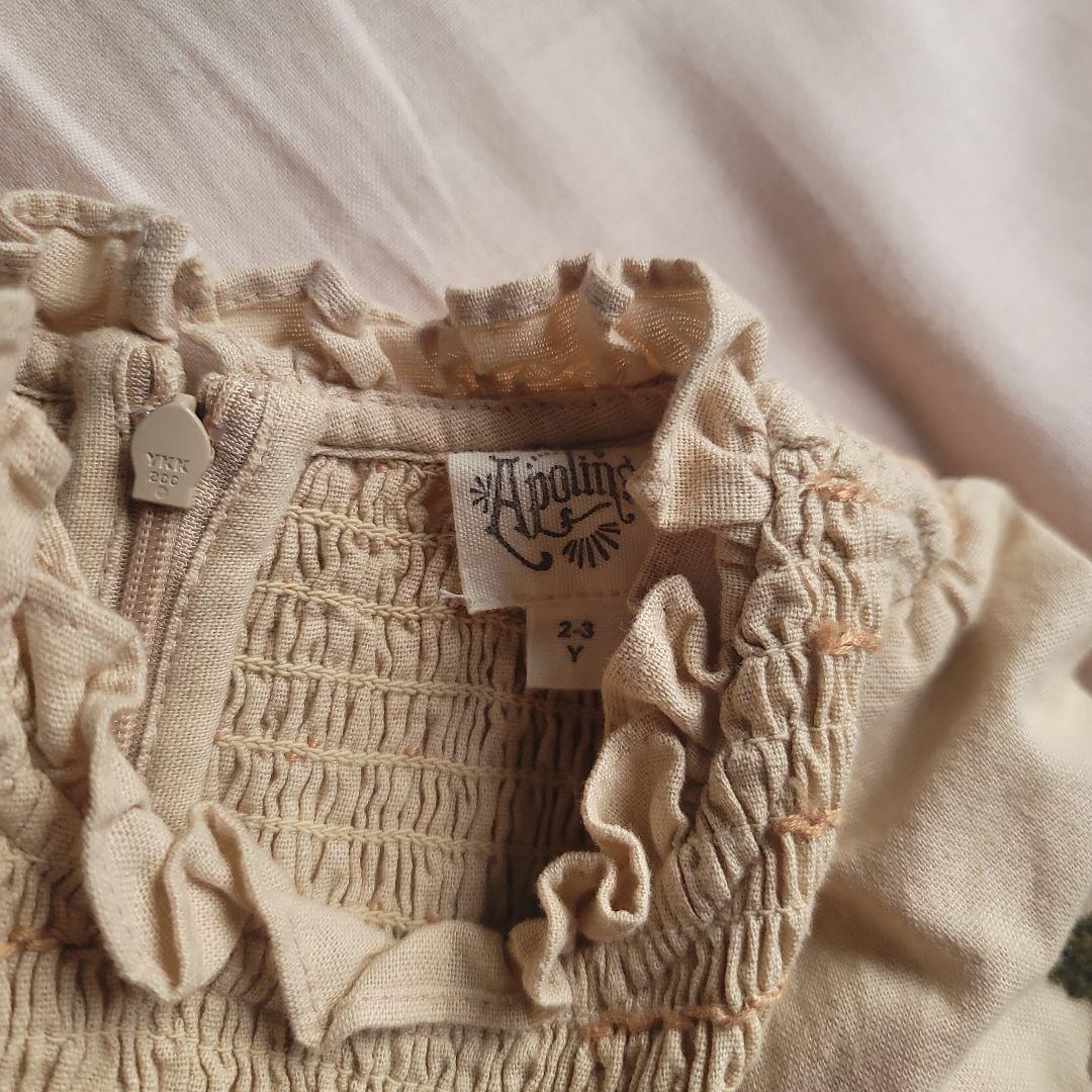 の*の様 apolina mia ワンピース　2-3y