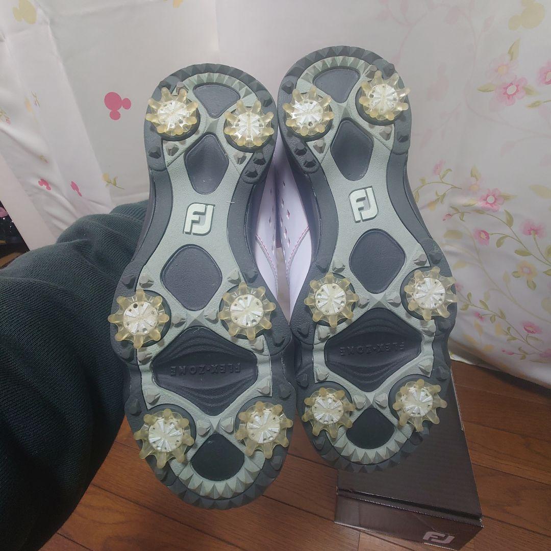 FootJoy ゴルフシューズ ホワイト/ピンク 23.5cm