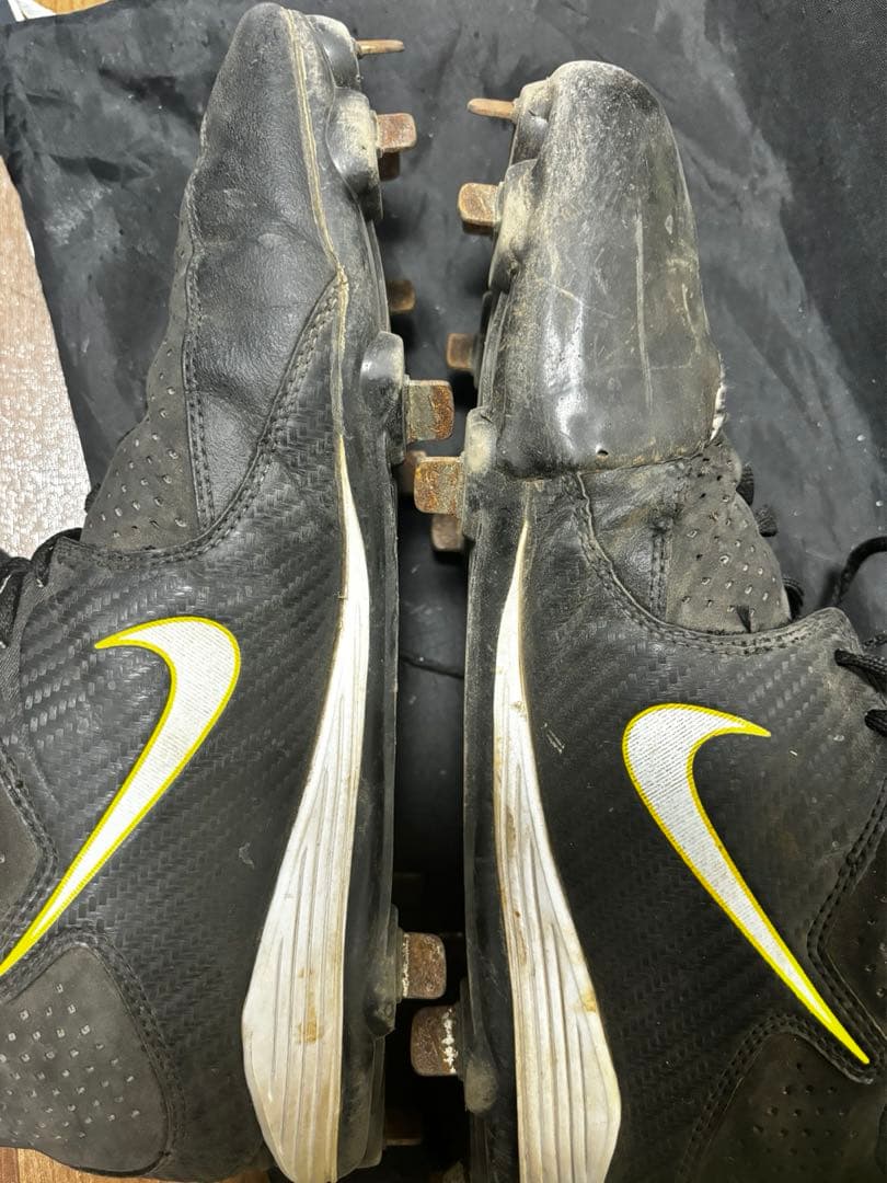 プロ　支給品　Nike スパイク　野球　寺原選手　実使用　27センチ　ヌバック