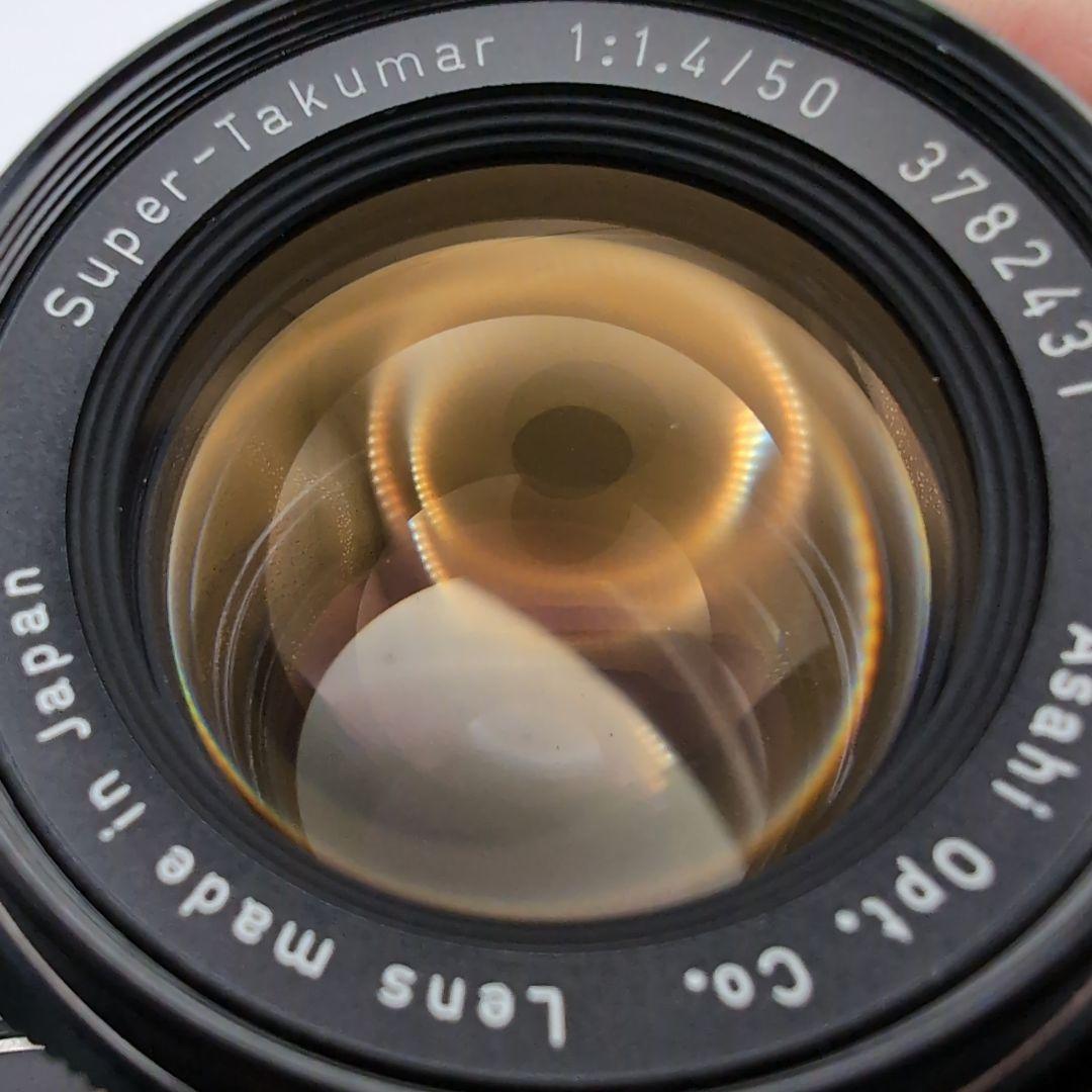 良品 Super Takumar 50mm f/1.4 純正レンズフード付き