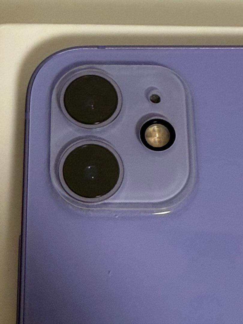 純正バッテリー99% iPhone12本体 128GB パープル　美品