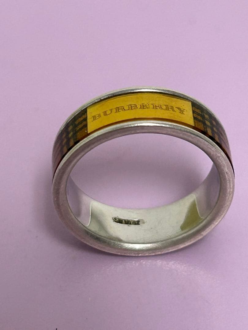 BURBERRY バーバリー ノバチェック リング 17号