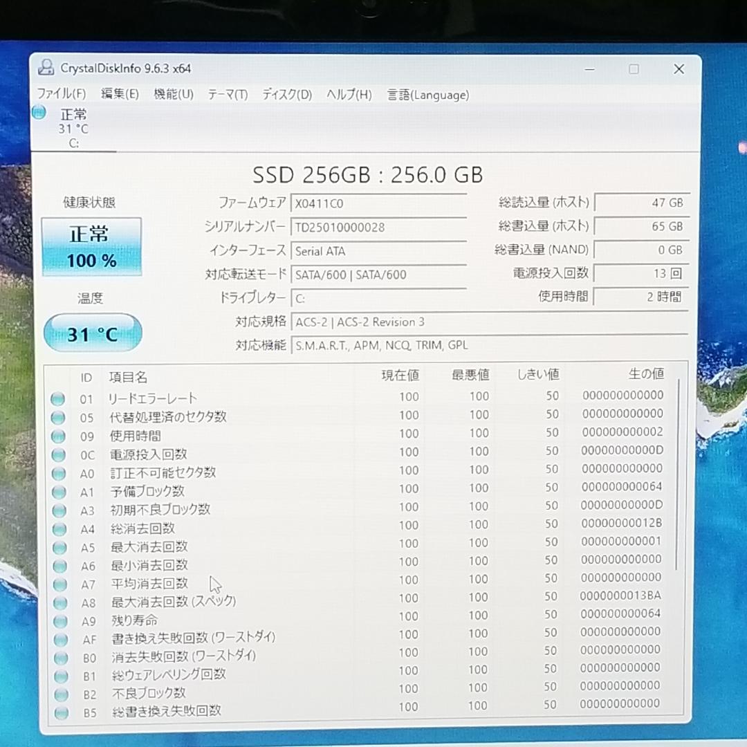 【ゲリラ出品】18時まで大セール Win11 新品SSD搭載PC(E0628)