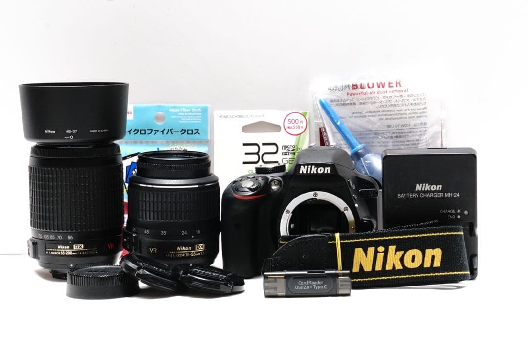 美品✨ Nikon D3300♥️ 高画質 動画撮影ニコン 一眼レフ スマホ転送