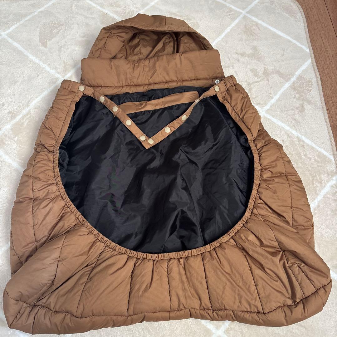 THENOTHEFACEシェルブランケット　ユーティリティブラウン 防寒ケープ