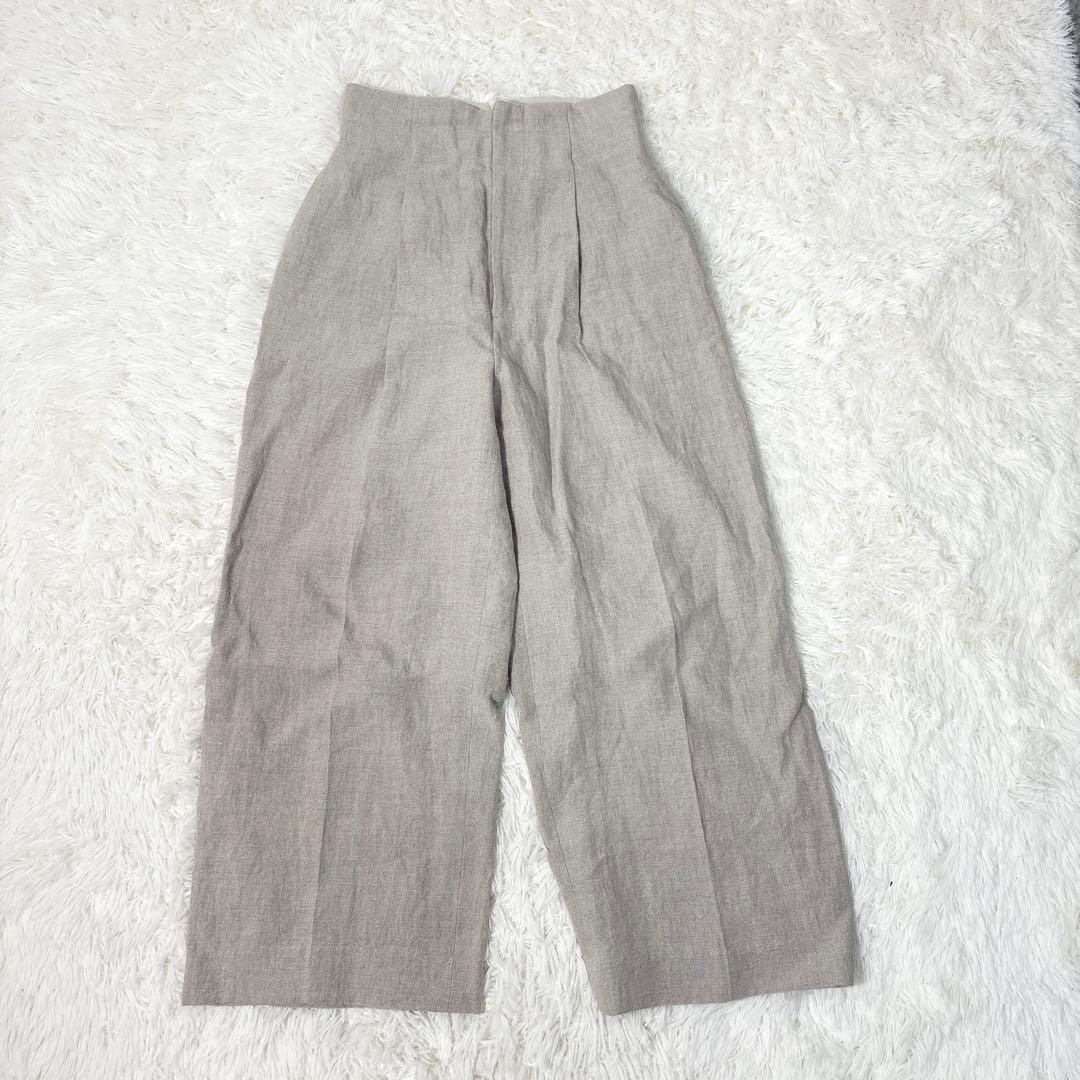 ☆美品☆uncrave アンクレイヴ セットアップ ワイドパンツ リネン100%