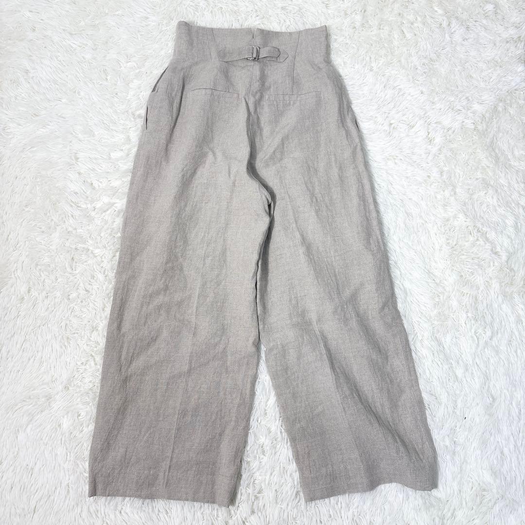 ☆美品☆uncrave アンクレイヴ セットアップ ワイドパンツ リネン100%