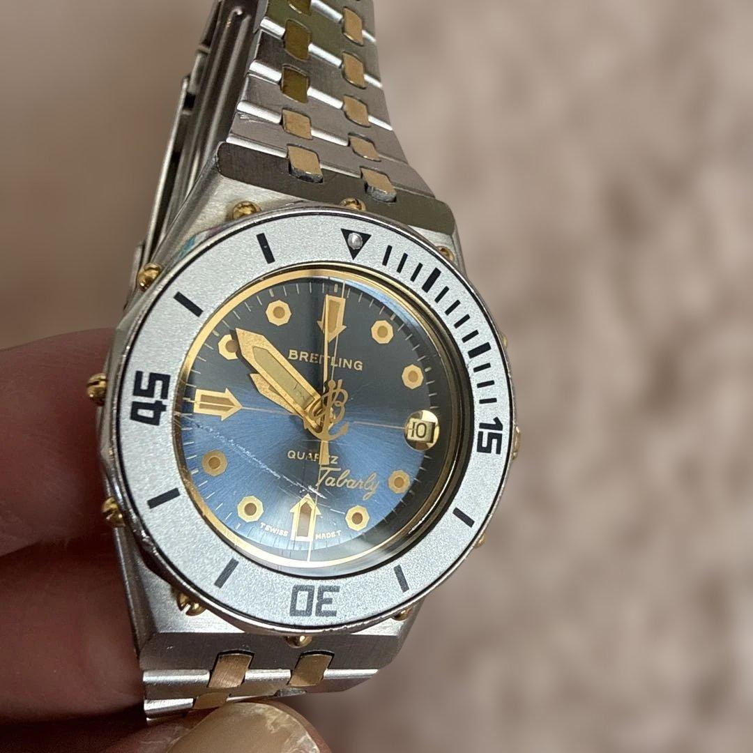 BREITLINGクォーツ ブラックダイヤル 時計