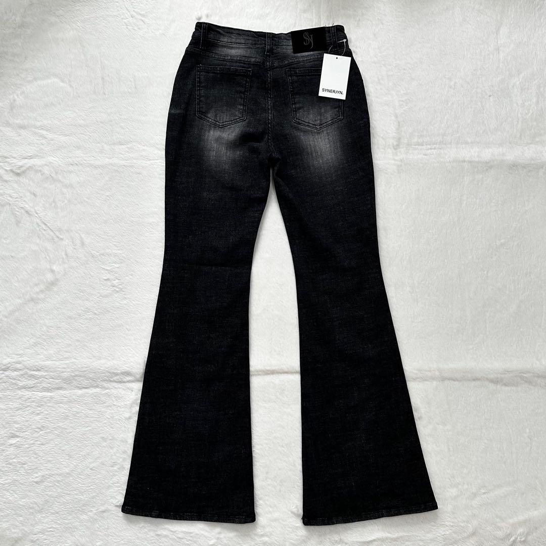 パンツ SYNERJYN CAT WASHING DENIM PANTS BLACK L