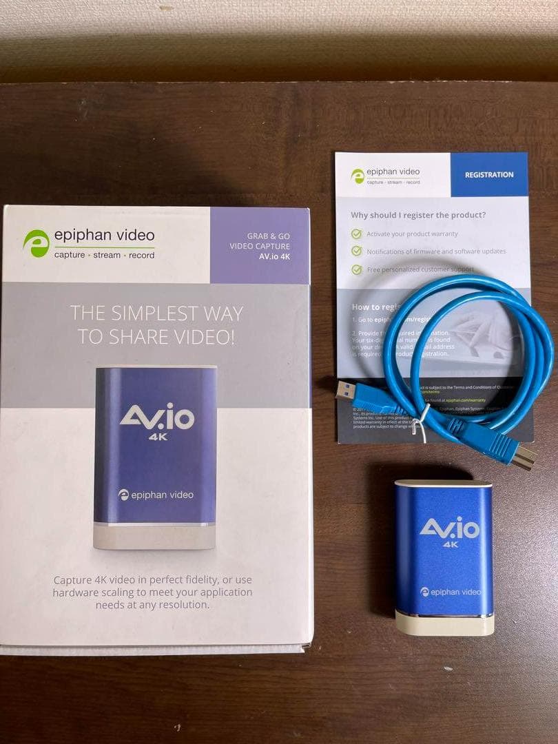 AV.io 4K - HDMI/DVI-D信号 コンバータ・キャプチャユニット