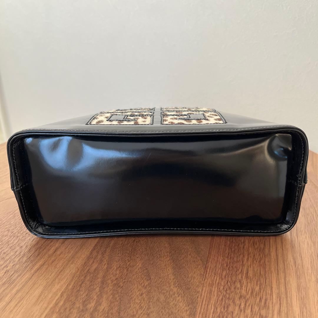 【ジバンシー】レア　4Gロゴ　バッグ　ゴールド金具 ヴィンテージ　ハラコ