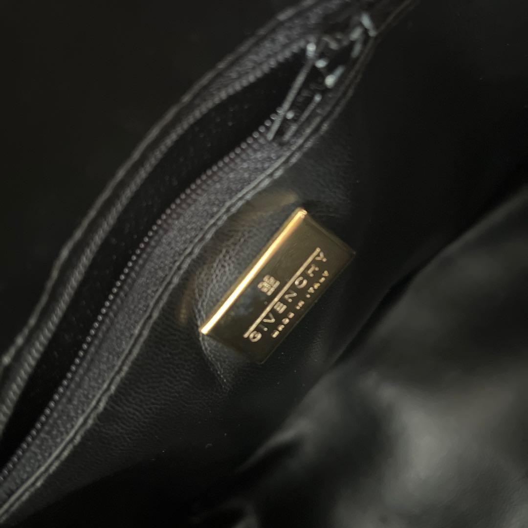 【ジバンシー】レア　4Gロゴ　バッグ　ゴールド金具 ヴィンテージ　ハラコ