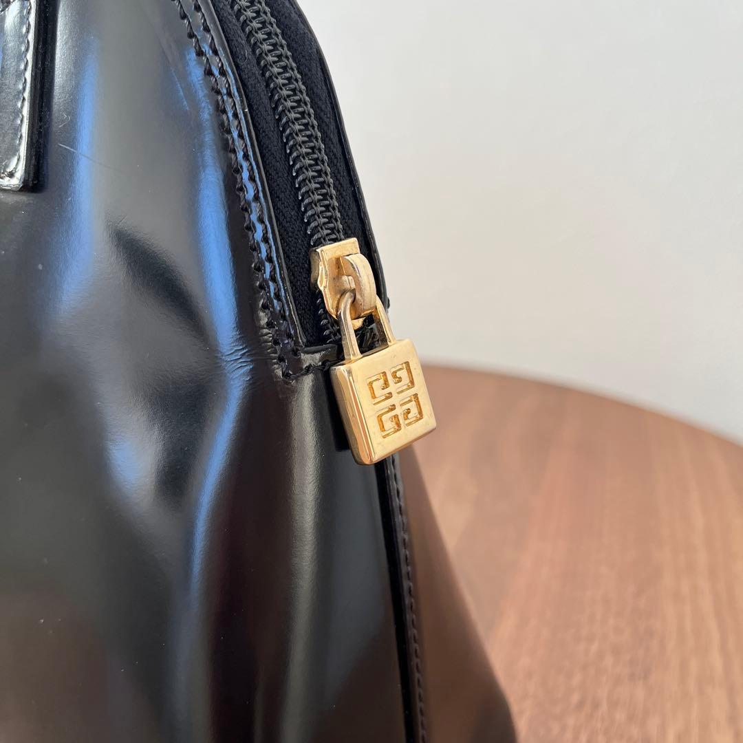 【ジバンシー】レア　4Gロゴ　バッグ　ゴールド金具 ヴィンテージ　ハラコ