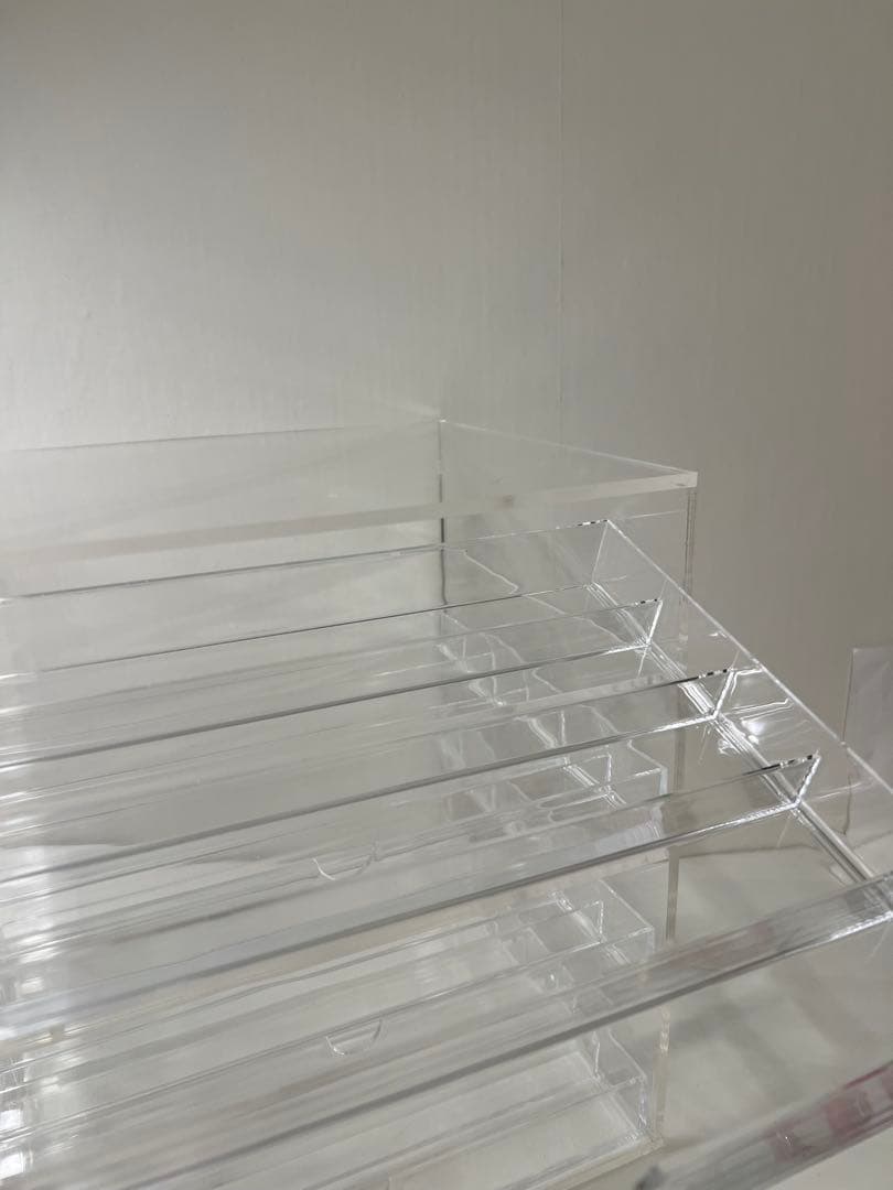 beautINIT ビューティーイニット 透明アクリルメイク収納ボックス 4段