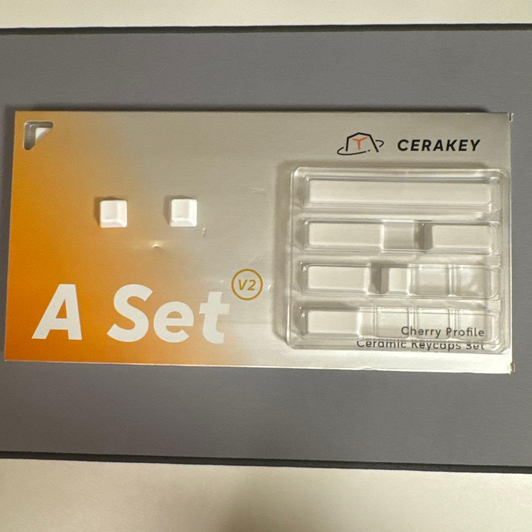 cerakey V2 無刻印 ホワイト