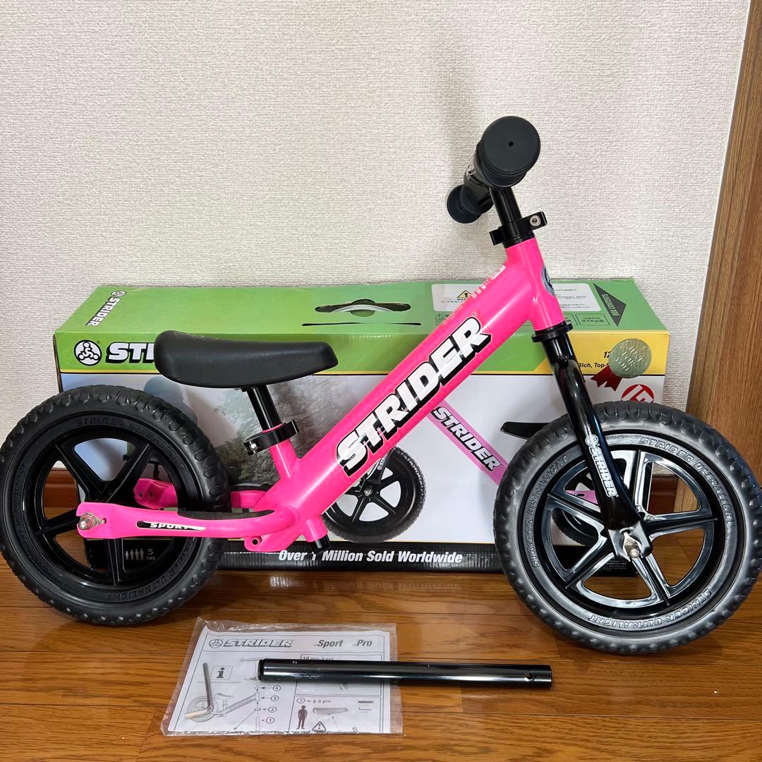 STRIDER バランスバイク ピンク 12インチ スポーツモデル ストライダー