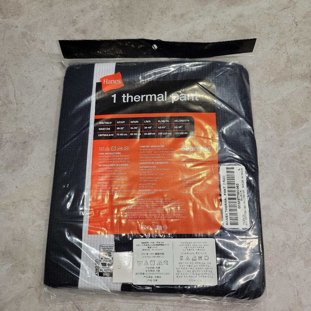 Supreme/Hanes Bones Thermal Pant Lサイズ