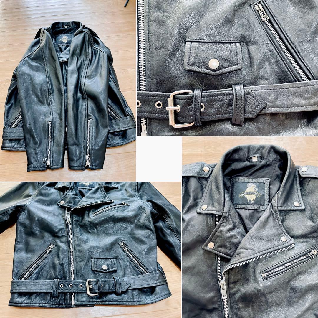 80〜90s vintage GOLDEN FLEECE ライダースジャケット
