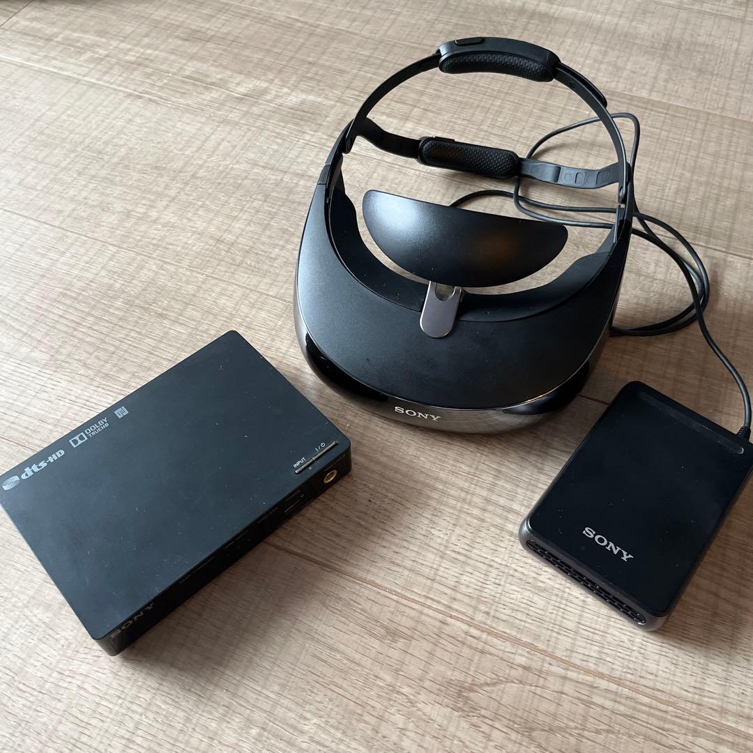 ポ*プ様 SONY ワイヤレスヘッドセット ヘッドマウントディスプレイ　HMZ-