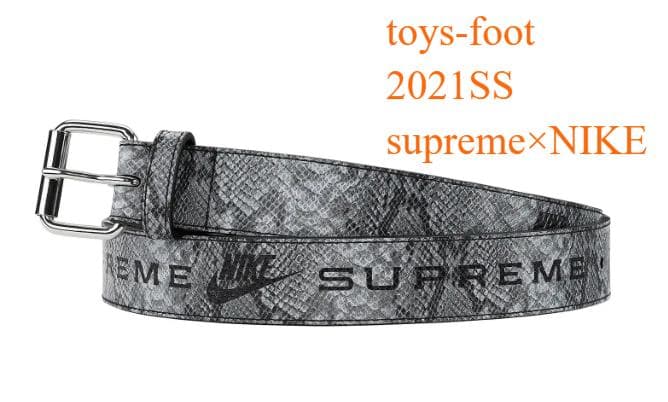 小物 Supreme Nike Snakeskin Belt S/M 2021SS