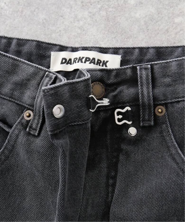 【DARKPARK/ダークパーク】 INES USED BLACK デニム