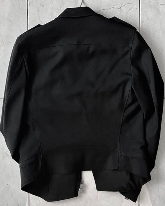 希少 Balmain バルマン サマーウール ライダーズジャケット