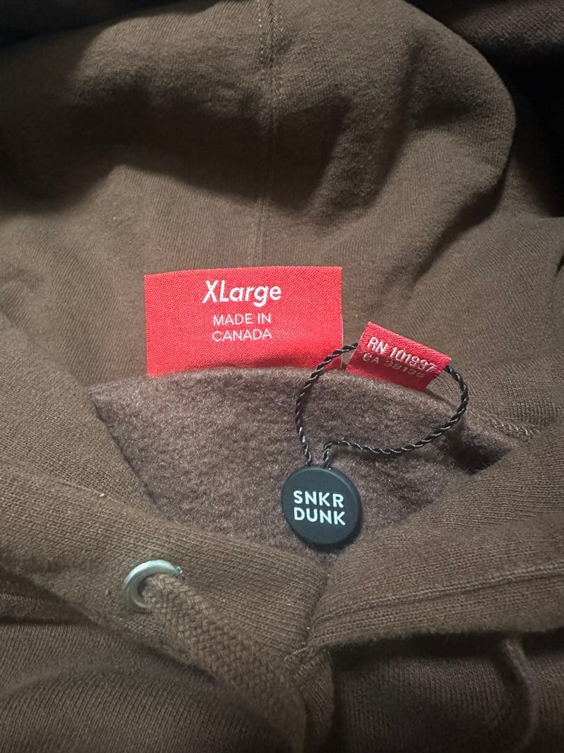 トップス Supreme Bling Box Logo Hooded Dark Brown