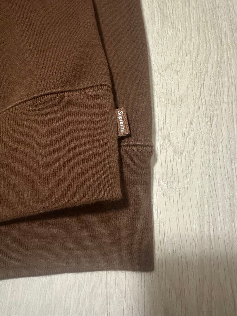 トップス Supreme Bling Box Logo Hooded Dark Brown