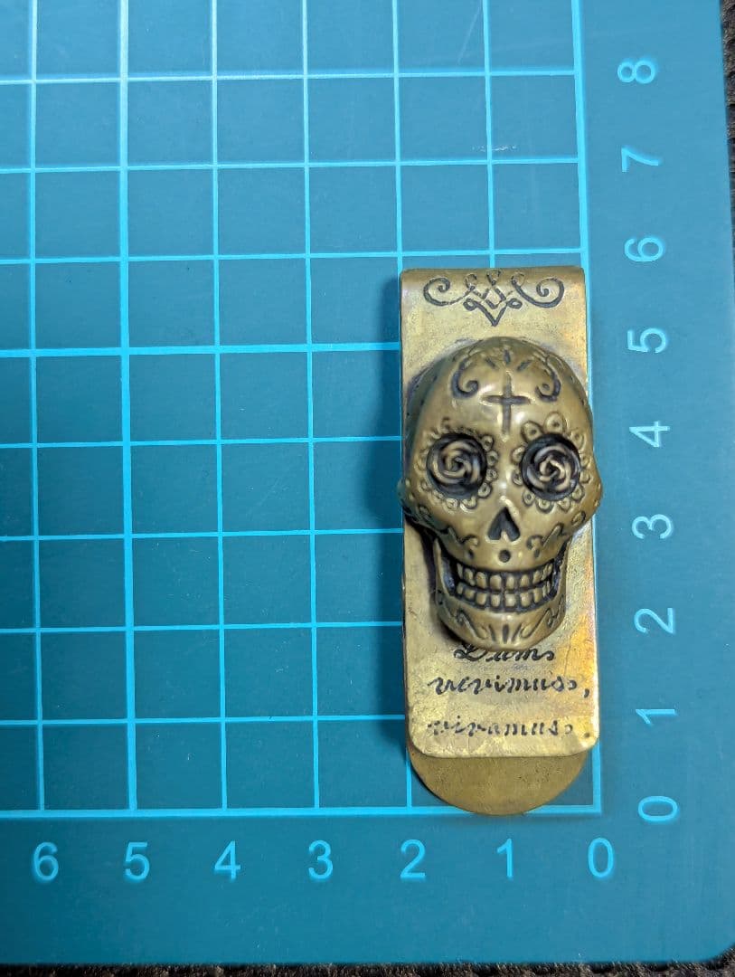 galcia　マネークリップ　希少　スカル