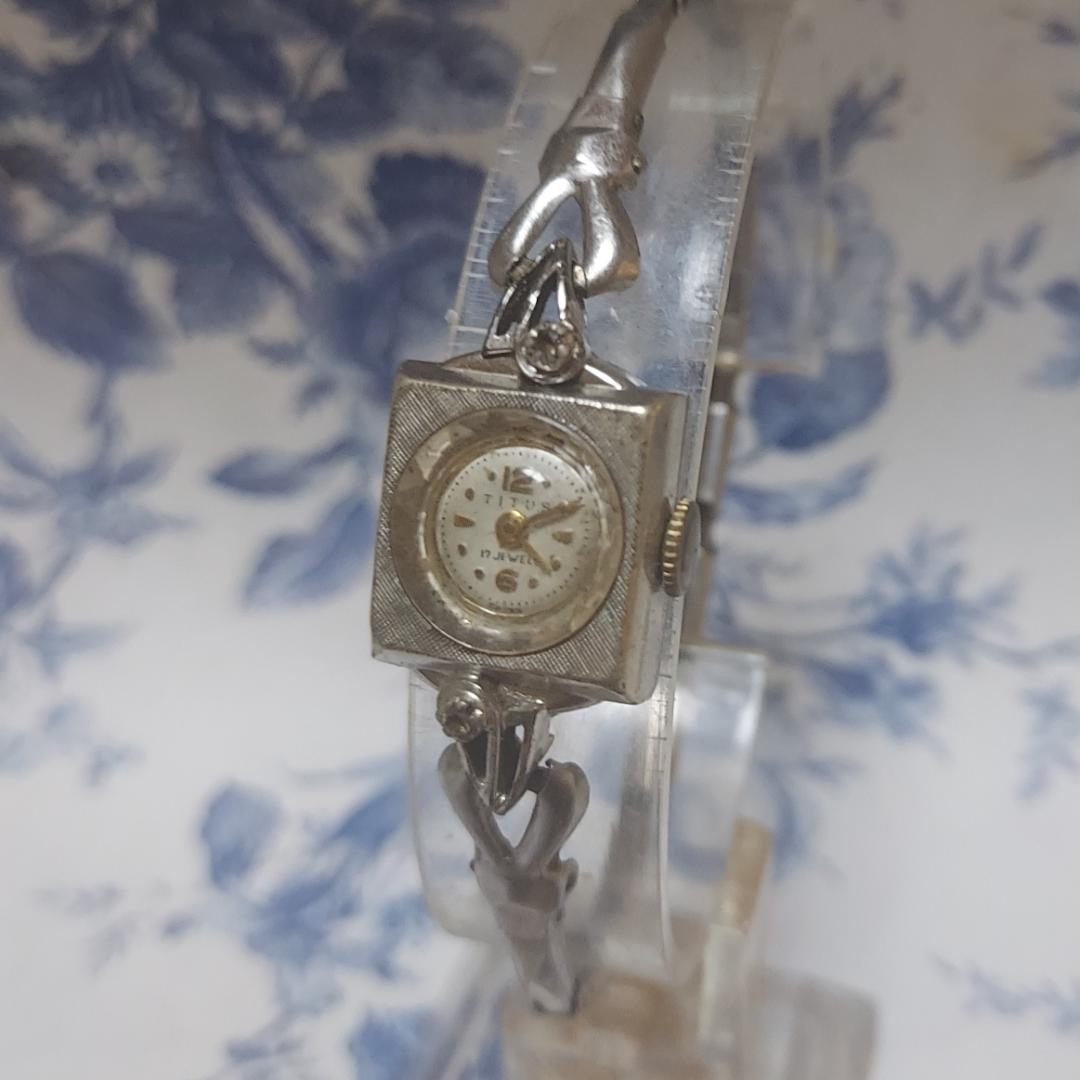 アンティーク　スイス製TITUS レディース　カクテルウオッチ