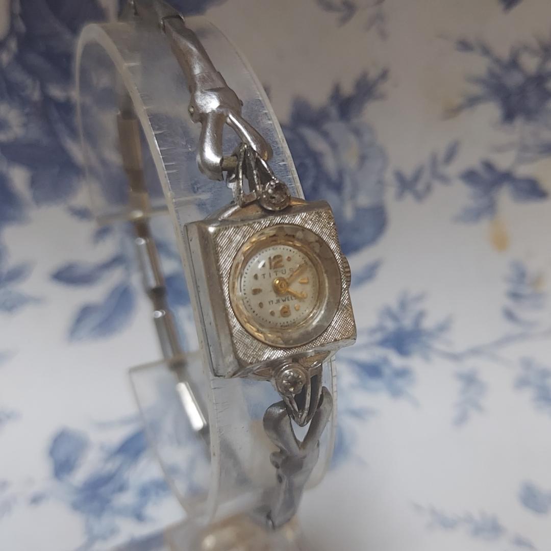 アンティーク　スイス製TITUS レディース　カクテルウオッチ