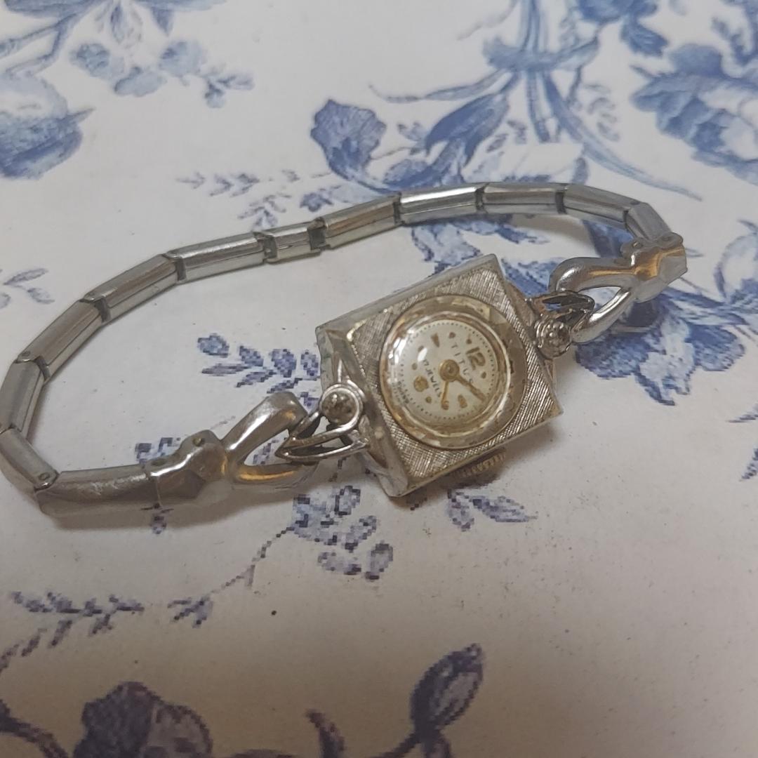 アンティーク　スイス製TITUS レディース　カクテルウオッチ