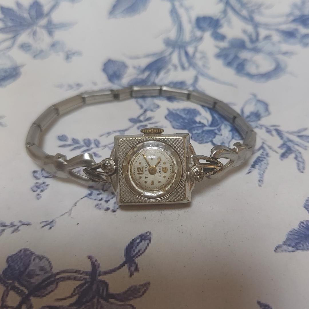 アンティーク　スイス製TITUS レディース　カクテルウオッチ