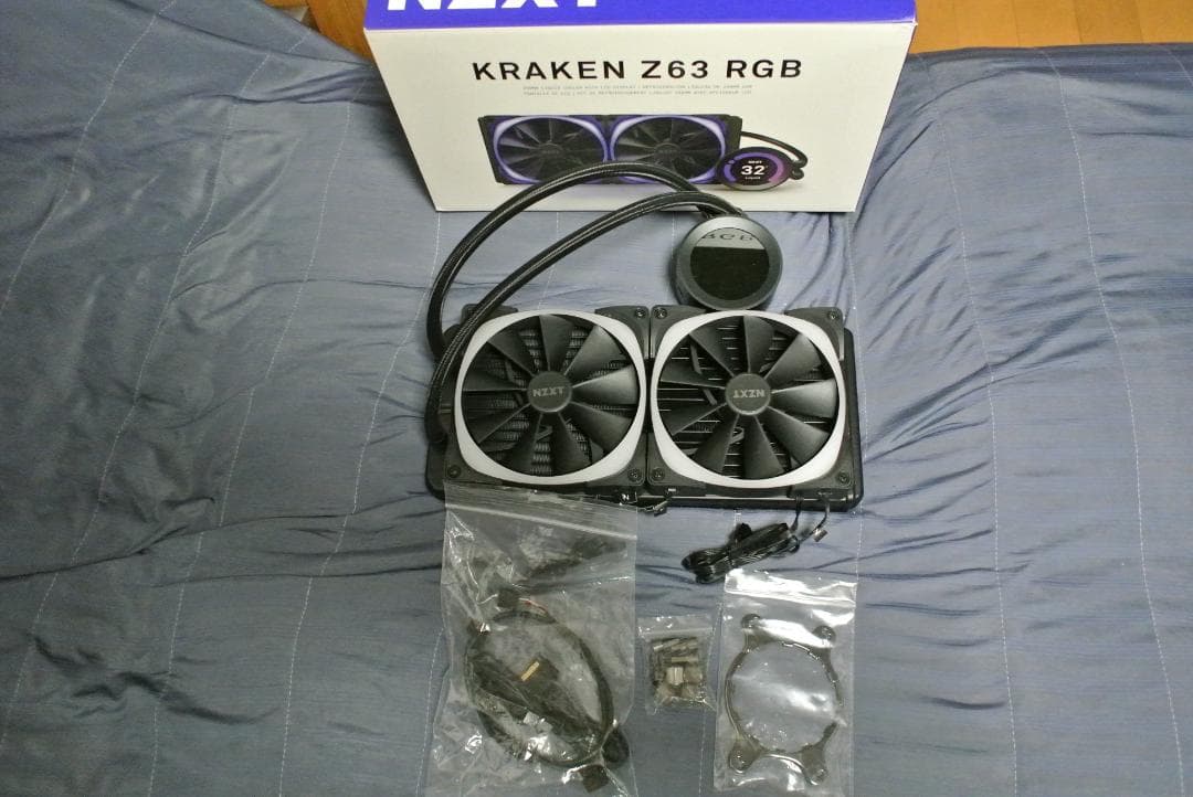簡易水冷 NZXT Kraken Z63 RGB 280mm 黒 動作品