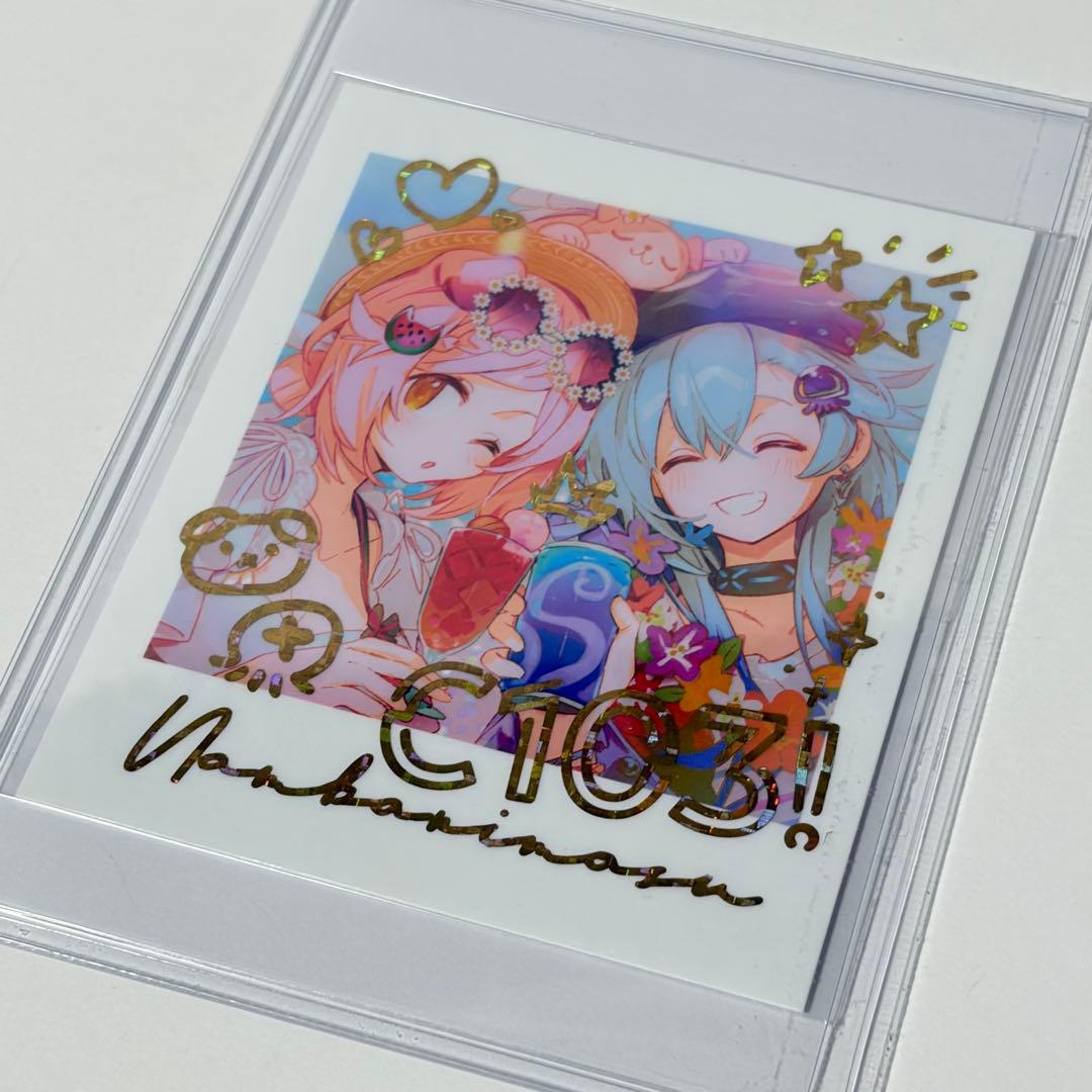 アークナイツ Namie ミヅキ ゴールデングロー チェキ風カード