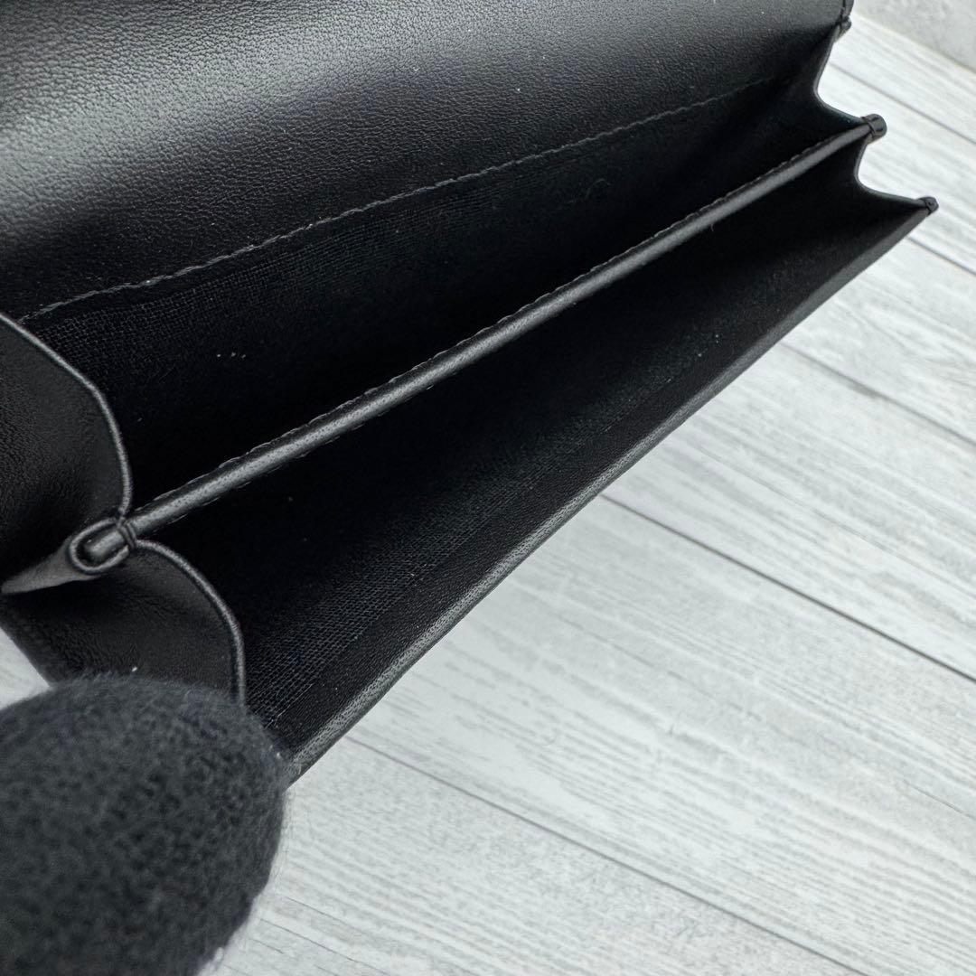 【美品】PaulSmith　名刺入れ　カードケース　レザー　ブラック　車