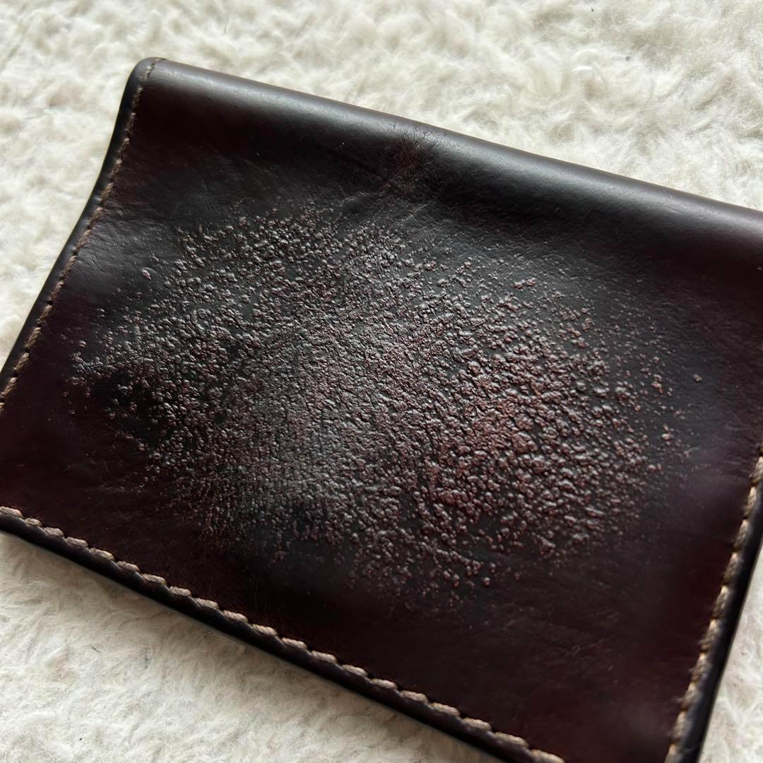 【激レア】ダブルアールエル ケース 小銭入れ レザー コンチョボタン 茶色