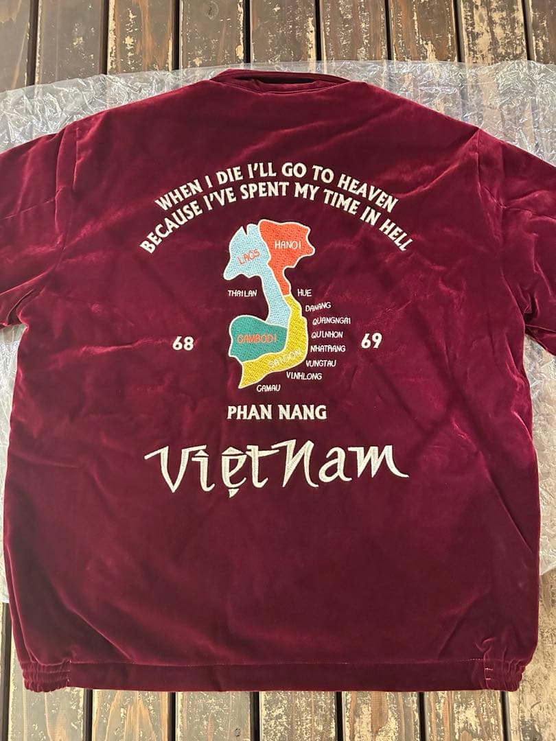 HOUSTON VELVETEN 別珍ベトナムジャケット