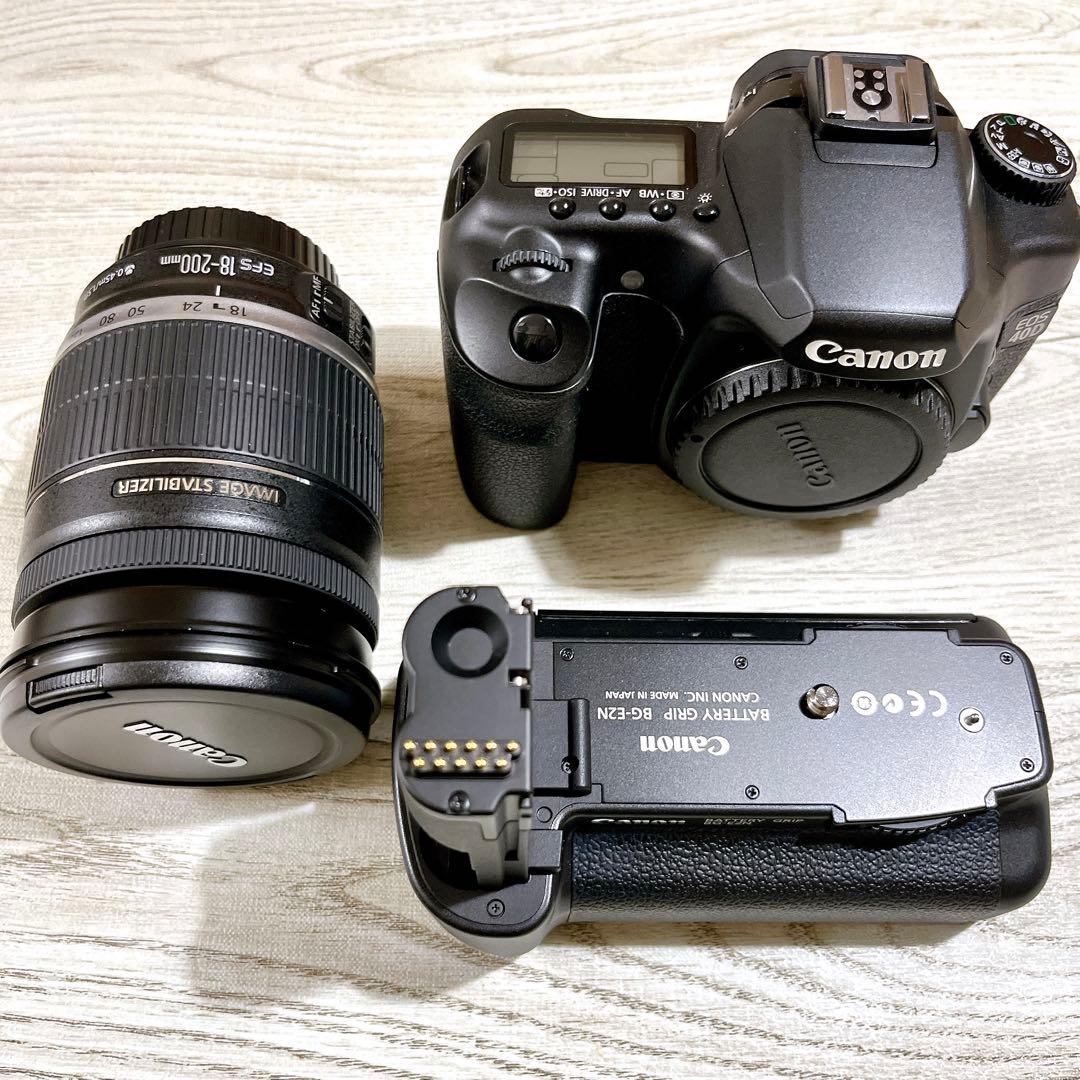 キャノン Canon EOS 40D EF-S18-200mm 他 美品