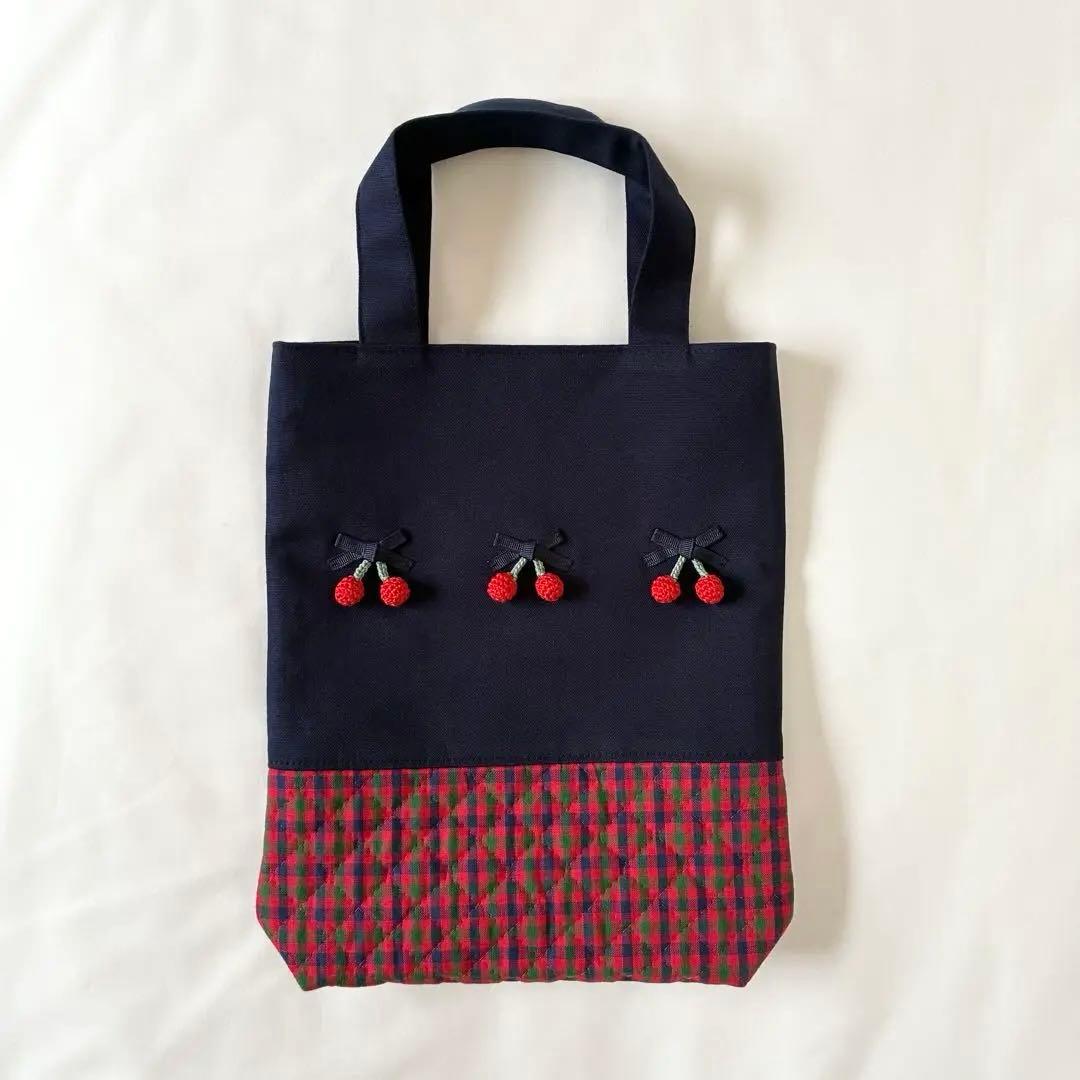 ねこまま　ファミリア風　レッスンバッグ　上履き入れ　体操着入れ　【1/3】