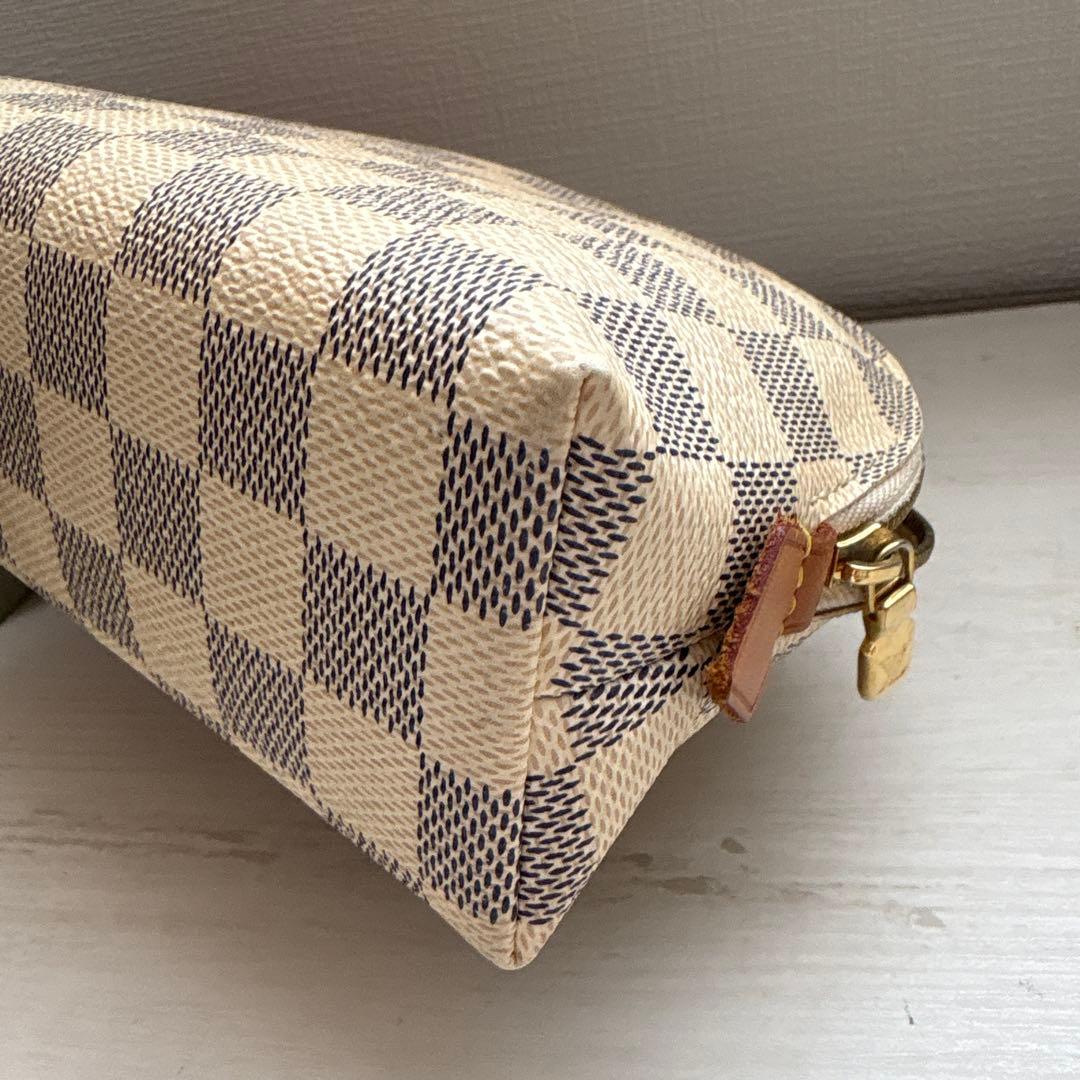 ルイ・ヴィトン ポーチ ダミエ アズール ポシェット コスメティック