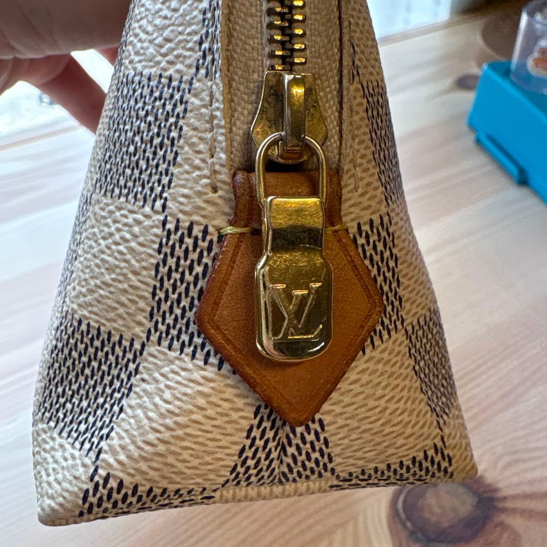 ルイ・ヴィトン ポーチ ダミエ アズール ポシェット コスメティック