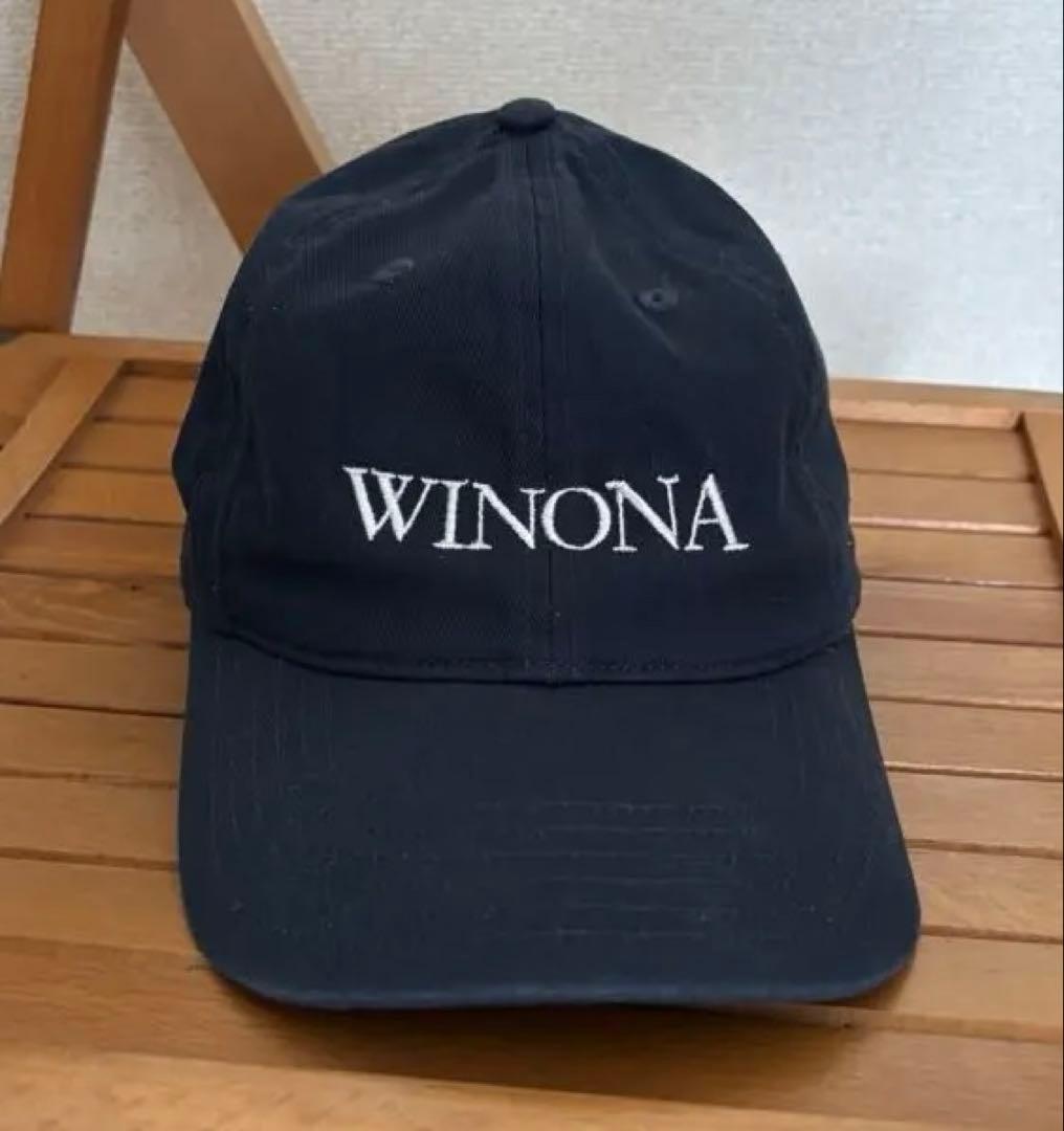 WINONA ネイビー ベースボールキャップ
