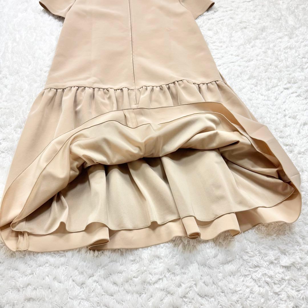 美品✨ フォクシー マットストレッチグログラン ローウエスト ワンピース 38