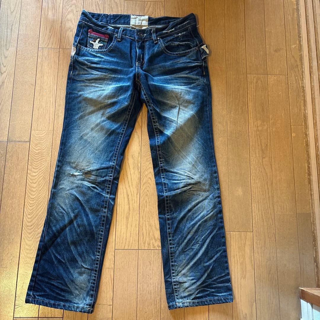 ロリータジーンズ　デニム　パンツ　奈良美智さんコラボ　希少　Мサイズ